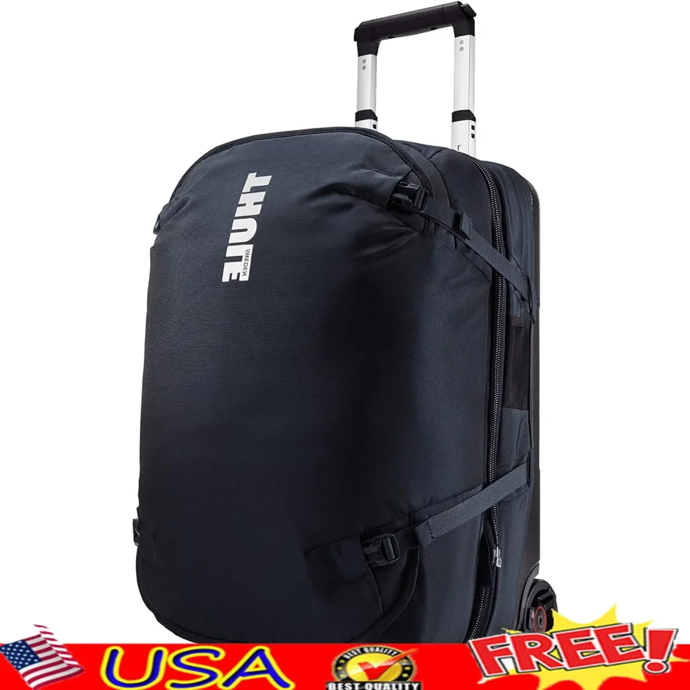 

Innovative 3-in-1 Luggage Carry-on Travel Bag Durable Water-resistant Split Design Oversized Wheels Multi-purpose Compartments
