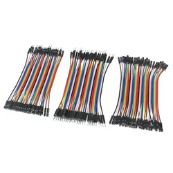 Jumper Wire DuPont Line Cavo di collegamento Maschio a maschio femmina a femmina e maschio a femmina10CM 20CM 30CM 40CM Per Arduino KIT FAI DA TE