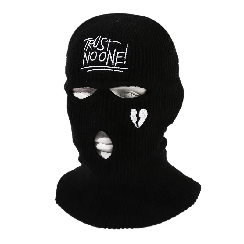Trost Noone Army Tactical CS Winter Ski Riding Balaclava Knit Hat Three-Hole Warm Beanie Mask for Prom Party