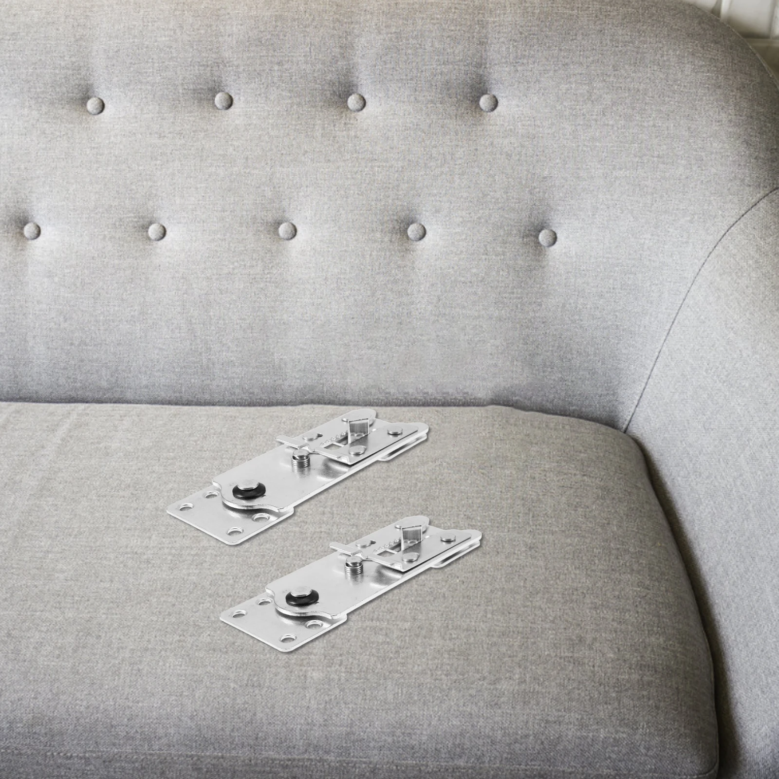 

2Pcs Sectional Sofa Iron Replacement Couch Connectors Snap Snap Furniture Connectors Practical