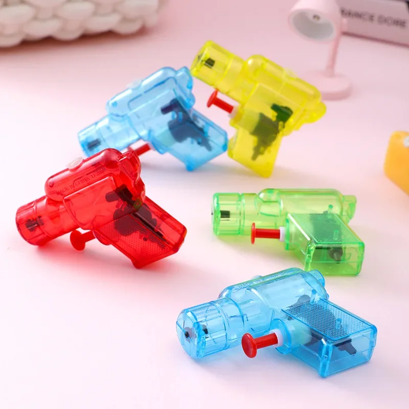 6 buah pistol air semprot Mini musim panas mainan pantai Hawaii permainan luar ruangan untuk anak-anak ulang tahun bayi kolam mandi pesta pengisi Pinata