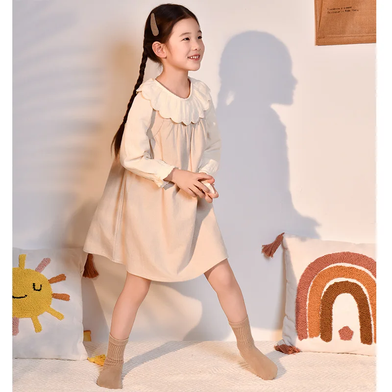 Girls Clothing Vest Dress Children A-line Suspender Dress Layered Forest Style Spring and Summer Sleeveless Suspender Dress