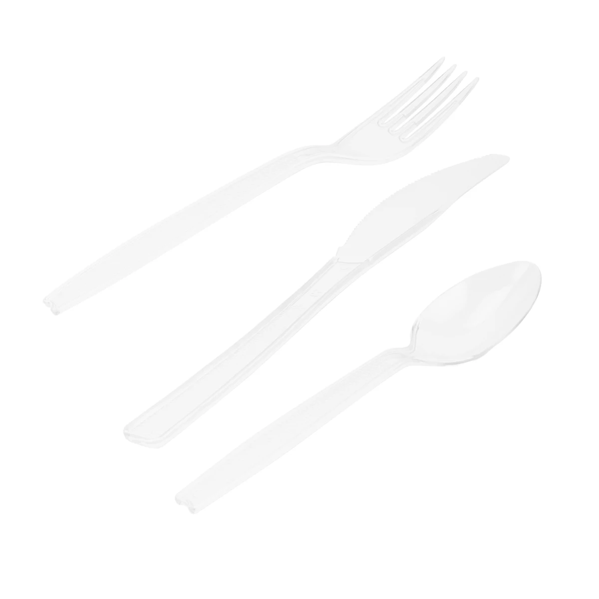 

300 Pcs Transparent Disposable Tableware Plastic Plates Dishes Trays Party Forks Spoons Silverware Cutlery Set Birthday Wedding