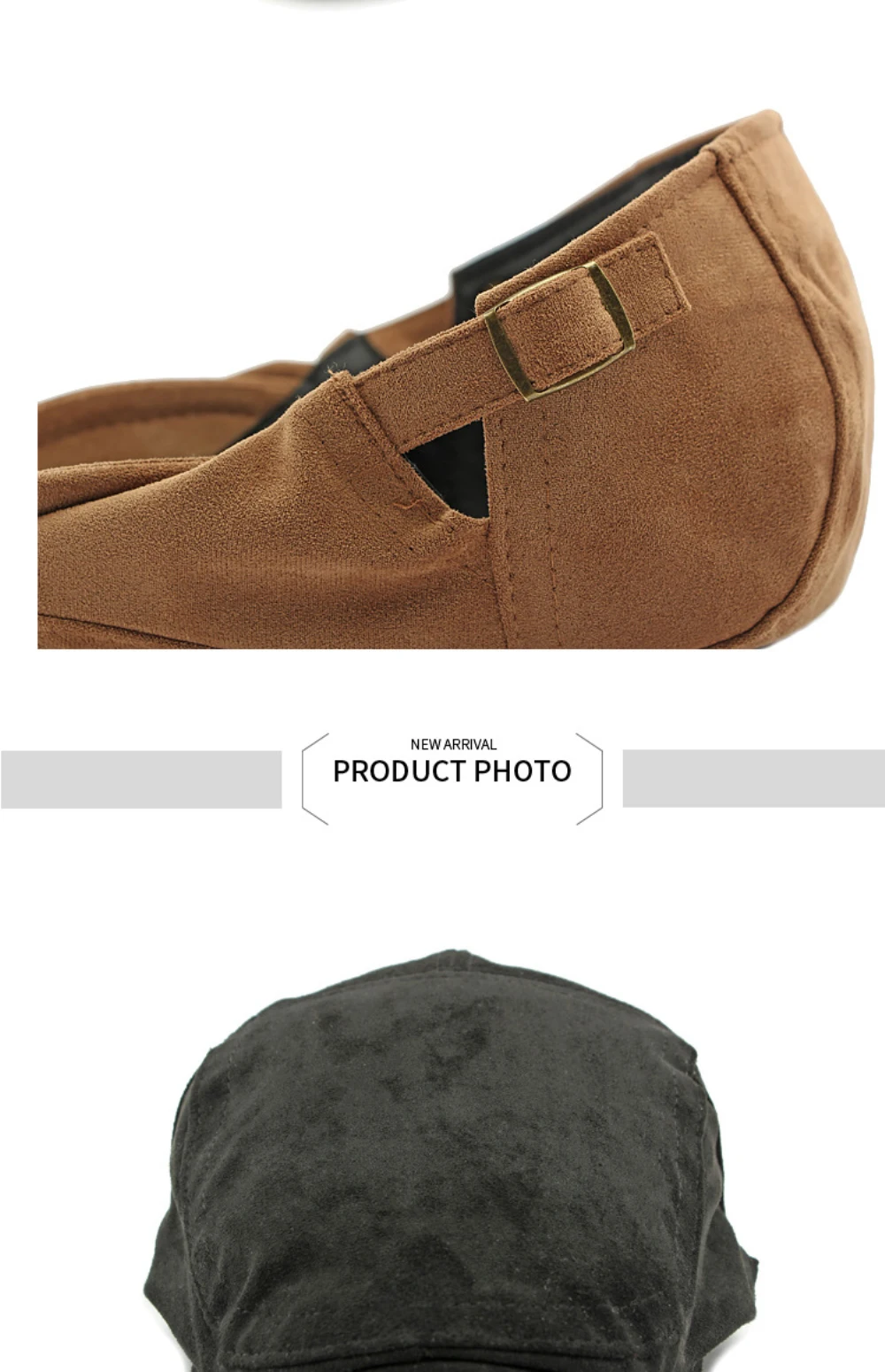 HT4954 Retro-Künstler-Maler-Baskenmütze aus Wildleder, verstellbare Ivy-Flatcap für Herren und Damen, Frühling, Herbst, Winter, Baskenmützen – Detail 5