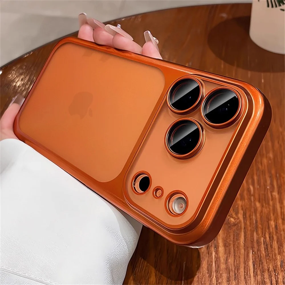 New Transparent Original Phone Case For iPhone 17 16 15 14 13 12 11 Pro Max Matte Air Frosted Shockproof Bumper ProtectiveCover