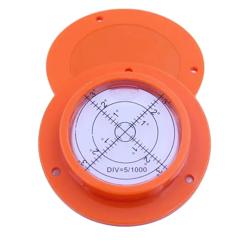 Circular Bubble Level Spirit Level Measuring Device Krenometer For Crane Size 90*17mm 1PCS