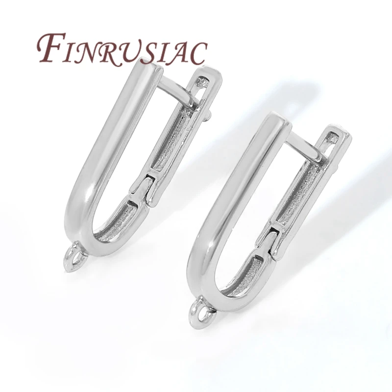 خطافات أقراط فرنسية مطلية بالذهب عيار 18 قيراط، تركيبات أقراط أسلاك الأذن Shvenzy، إكسسوارات للأقراط، نتائج مجوهرات ذاتية الصنع