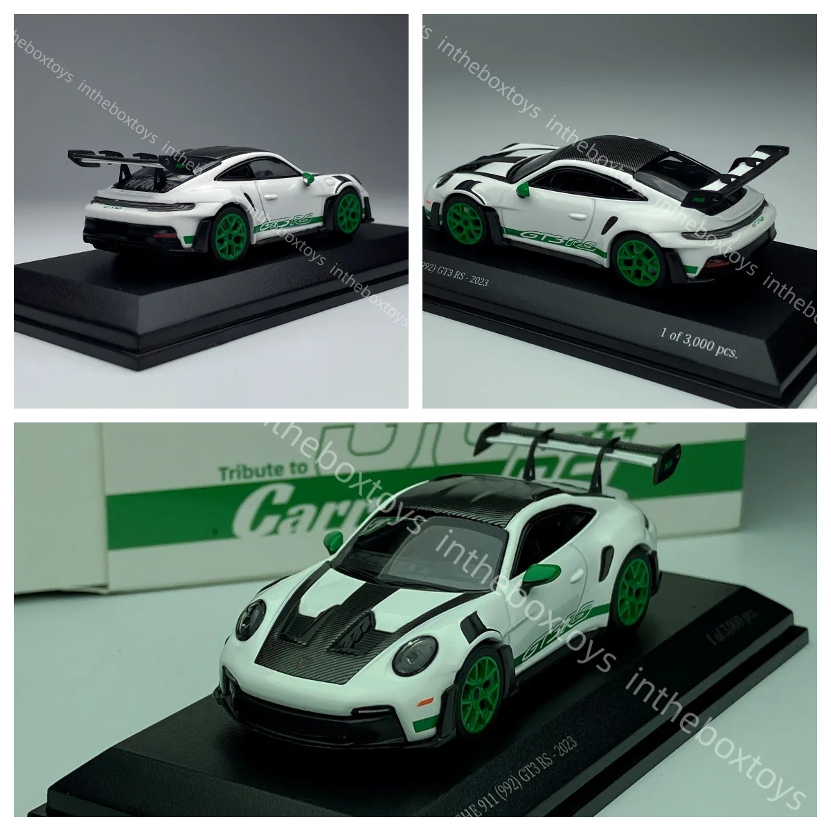 

Minichamps 1/64 911 992 GT3 RS Super Car Diecast Model Car Collection Limited Edition Hobby Toys