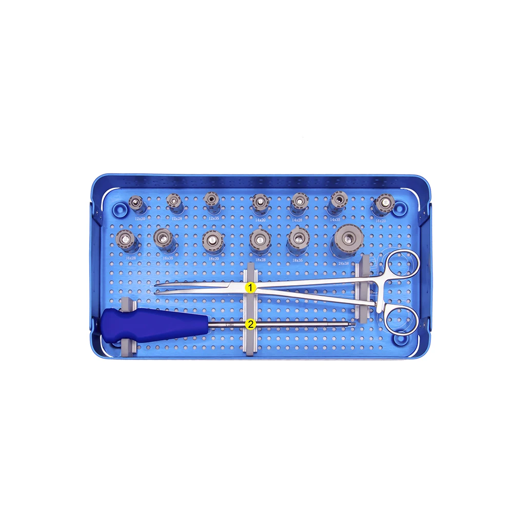 YyhcHigh Quality Orthopedic Surgical Spinal Expandable Titanium Cage Instrument Set