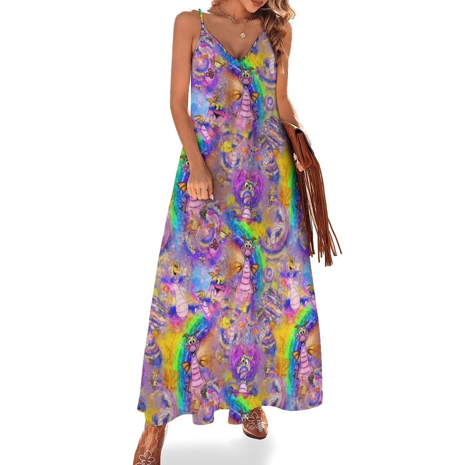 

Figment Watercolor Rainbow Sleeveless Dress Dresses evening dresses luxury 2023