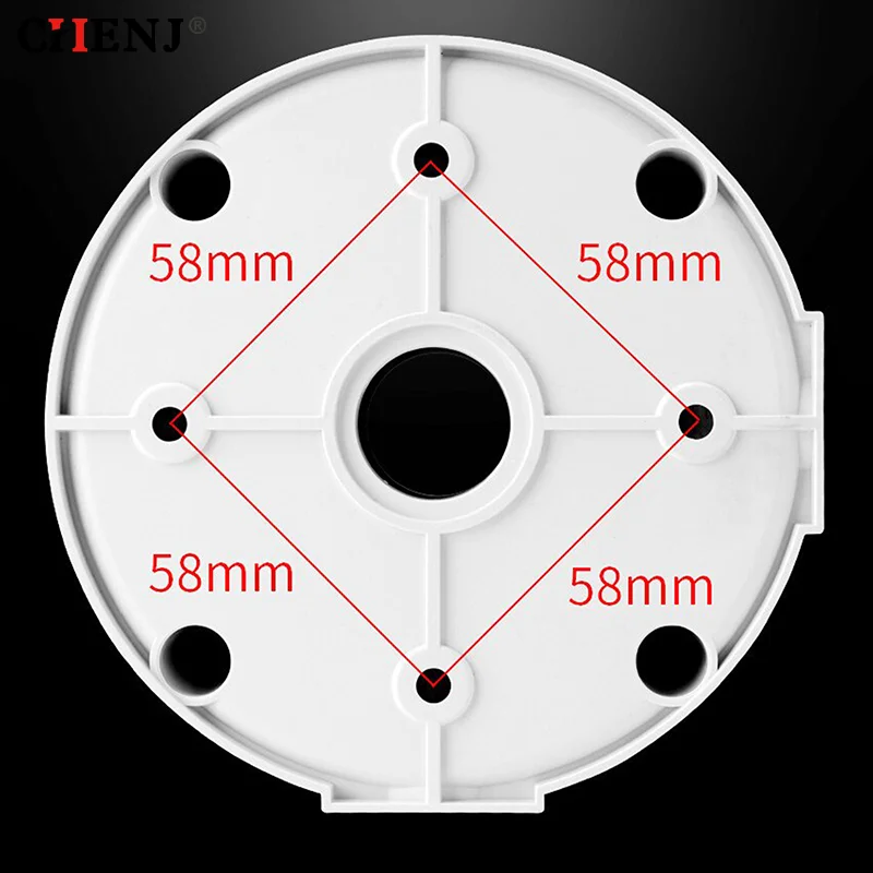 Picture 7: Plastic CCTV Camera Junction Box Waterproof Mount Bracket Universal Cable Deep Base Wall Space Stand Surveillance Dome Brackets
