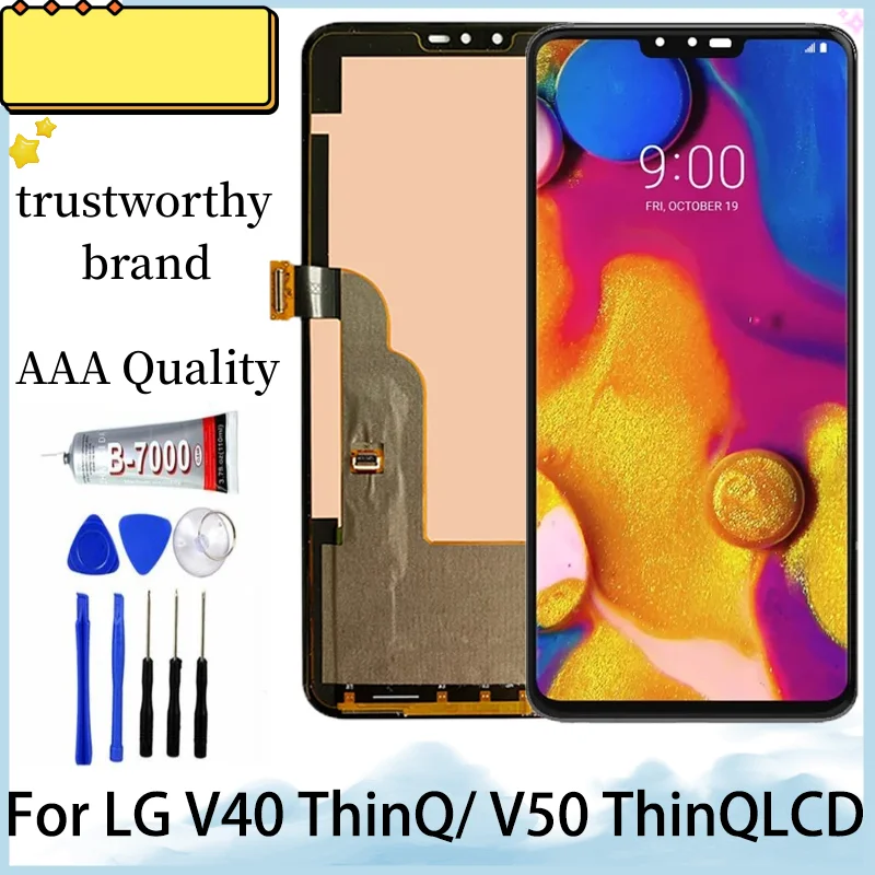 AMOLED For V40 V50 LCD 6.4