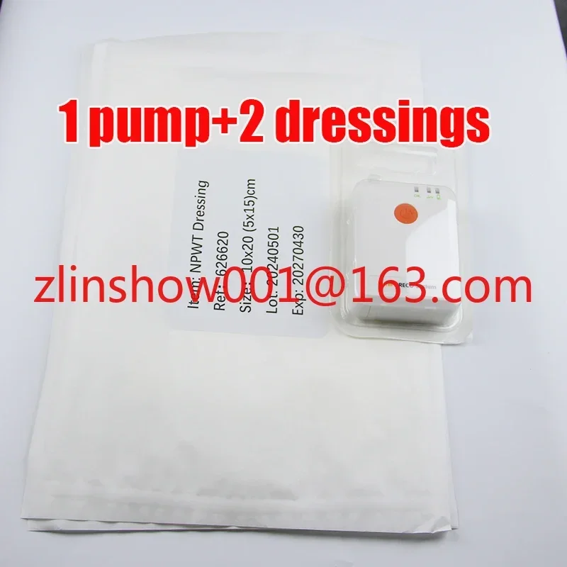 2024 NEW portable NPWT pump medical RECO pump wound dressing kit 15X15CM 15x20cm 10X20cm