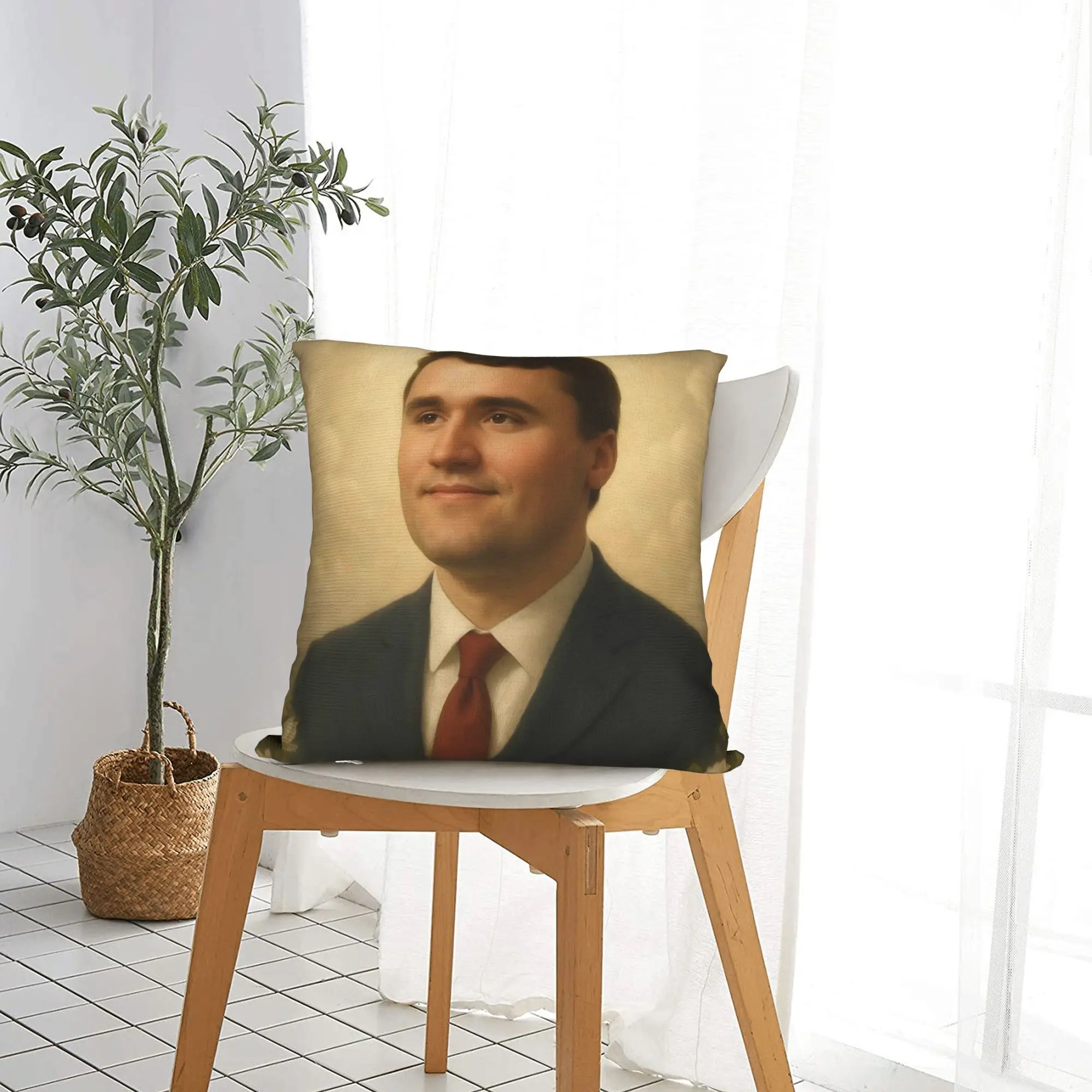 غطاء وسادة تشارلي كيرك الملائكية غطاء وسادة جرافيك مضحك كيس وسادة لمكتب سيارة ديكور المنزل سادات #5