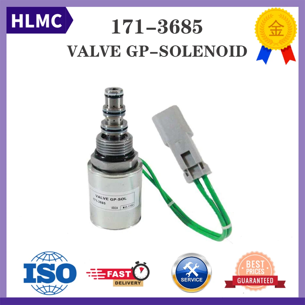 3066 C9 Excavator 1713685 New Hydraulic Control Valve 171-3685 for Skid Steer Loader 824G 825G 826G 844 Group Solenoid