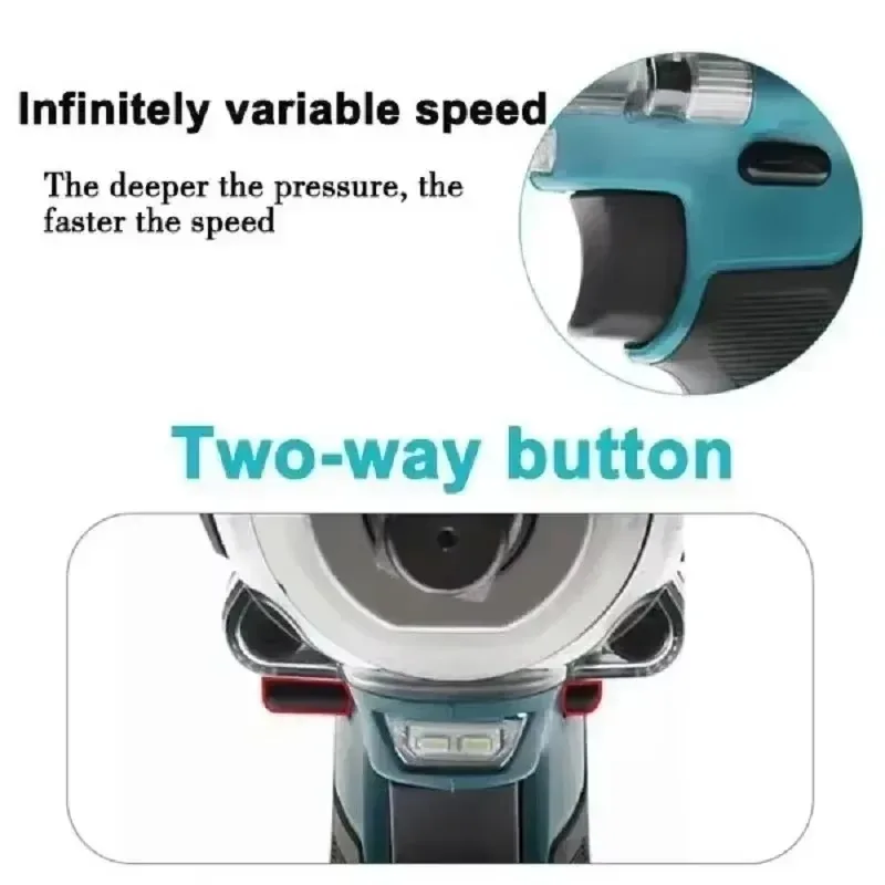 Makita DTW300 Cordless Wrench Tool Set, High Torque,Wind Cannon Remove Tire, Lithium Auto Repair For 18V-20V battery.