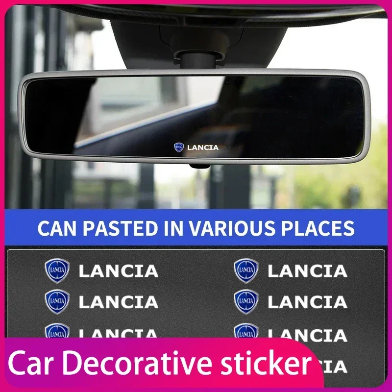 

Transparent Car Logo Badge Emblem Sticker Styling Decorative Stickers For Lancia Delta Flavia Musa Phedra Thema Thesis Voyager
