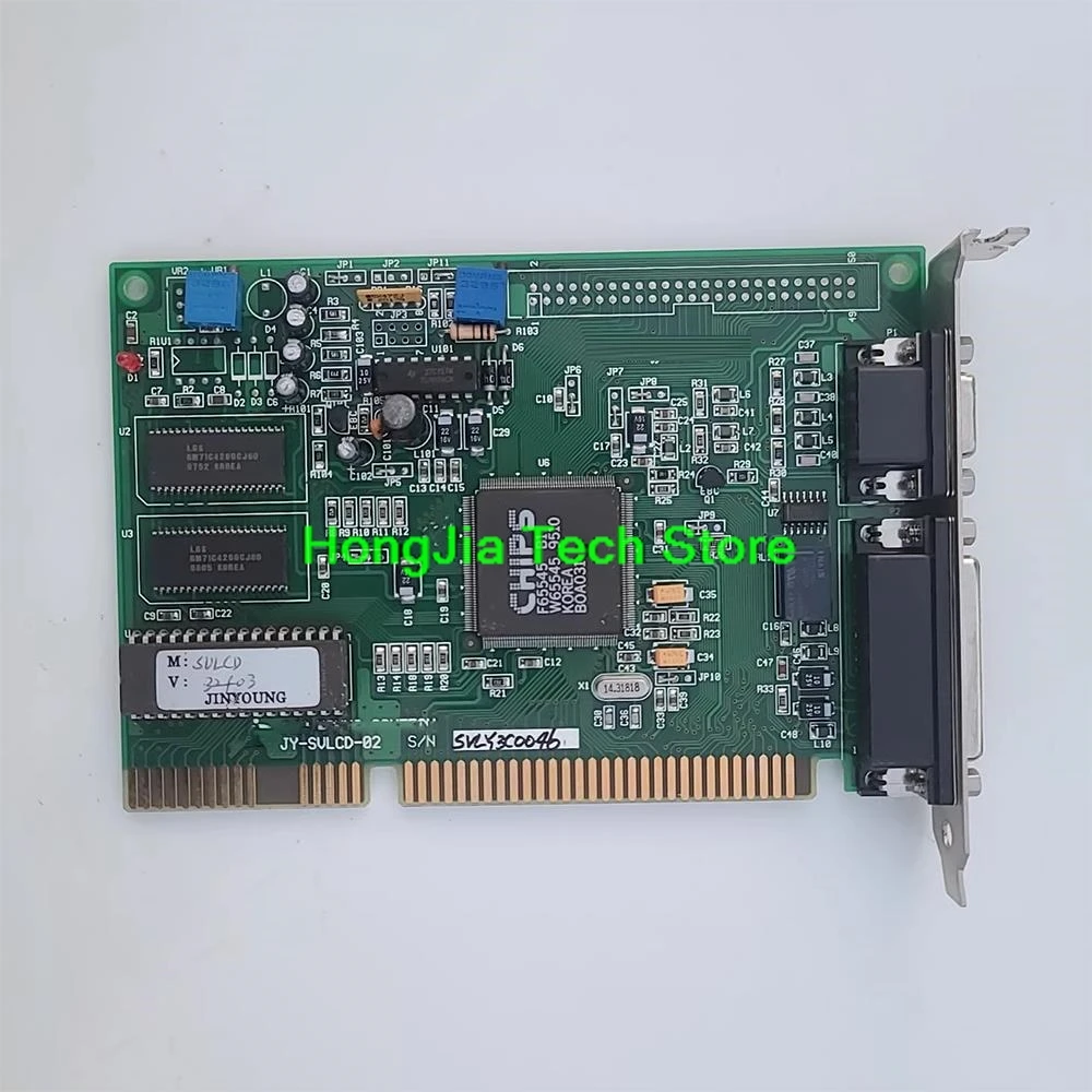 

Оригинальная видеокарта для компьютера JIN YOUNG CONTECH JY-SVLCD-02, порт ISA с двойным выходом