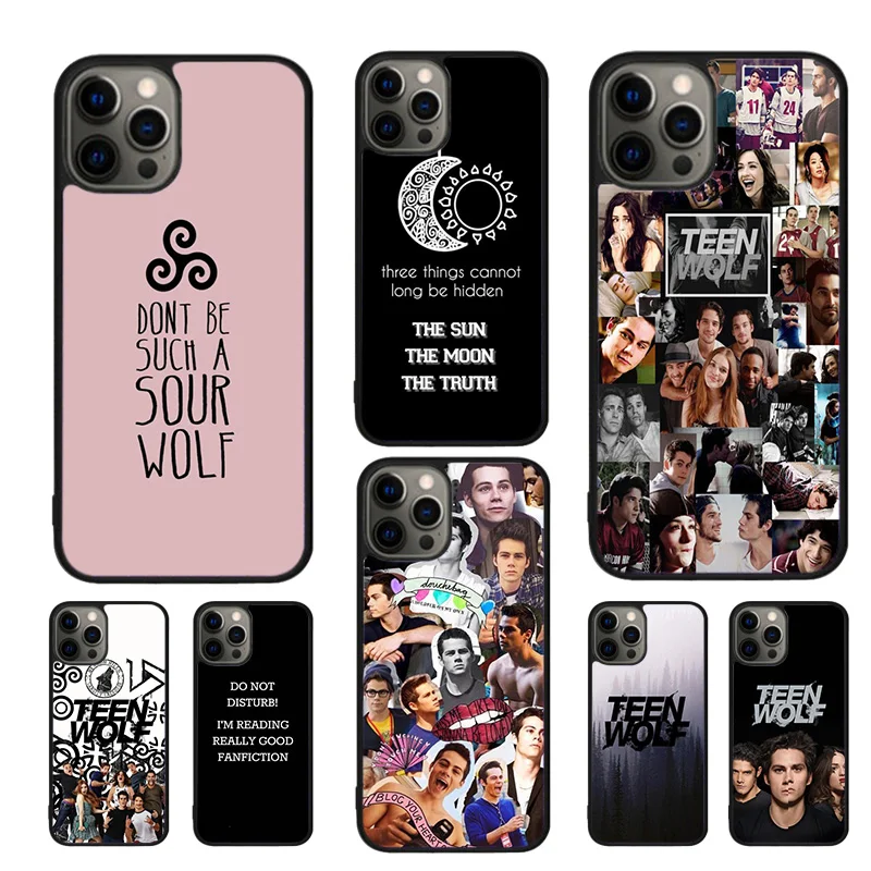 teen wolf American Thriller TV Series Phone Case For iphone 16 15 14 11 12 13 Pro  XR XS MAX Plus SE coque Cover Shell