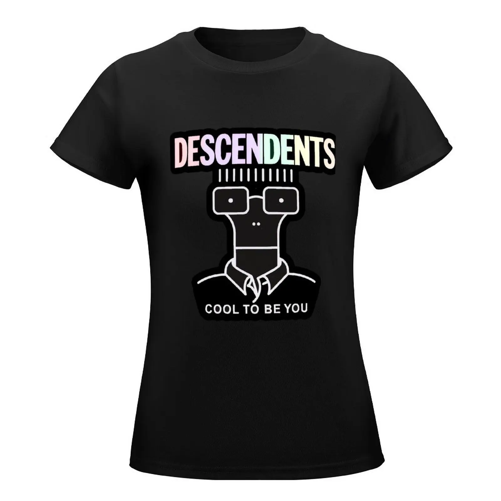 Descendents T-Shirt shirts graphic tees Female clothing summer top black t-shirts for Women