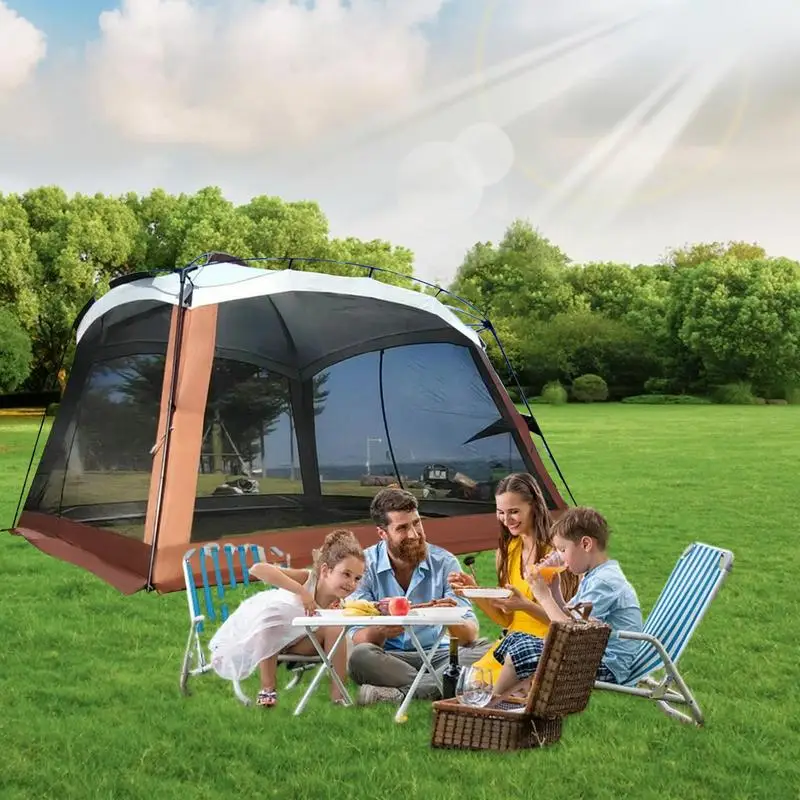 

Travel Folding Mosquito Mesh Tent Portable Anti-mosquito Sunshade Canopy Wilderness Tent Shelter Gazebos For camping