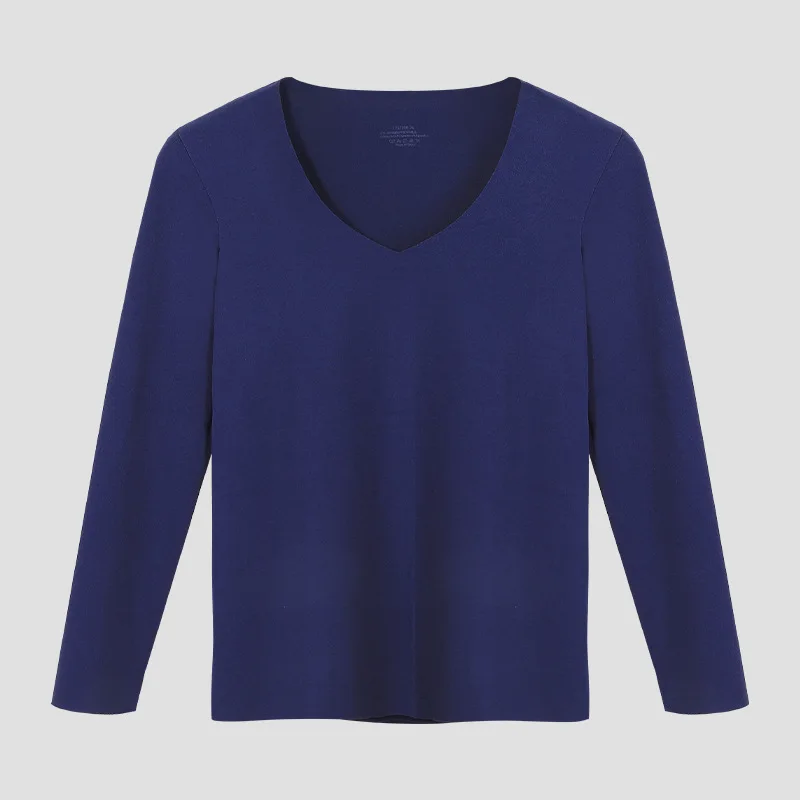 

Men's fleece thickened autumn clothes autumn and winter single-piece thermal top slim-fitting long-sleeved basic underwear