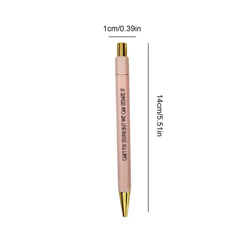 Набор забавных шариковых ручек 5X, набор ежедневных ручек с забавными цитатами, черные чернила, забавные новые ручки с цитатами, портативный набор шариковых ручек для взрослых