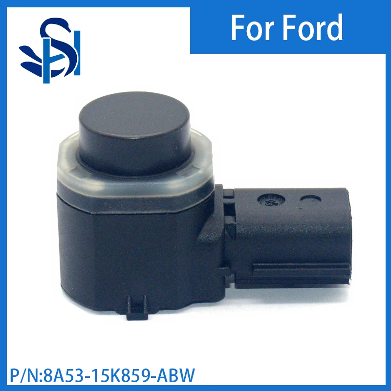 8A53-15K859-abw กันชนเรดาร์ PDC เซ็นเซอร์ถอยหลังสีดำอัลตร้าโซนิคสำหรับ Ford EDGE FUSION ลินคอล์น