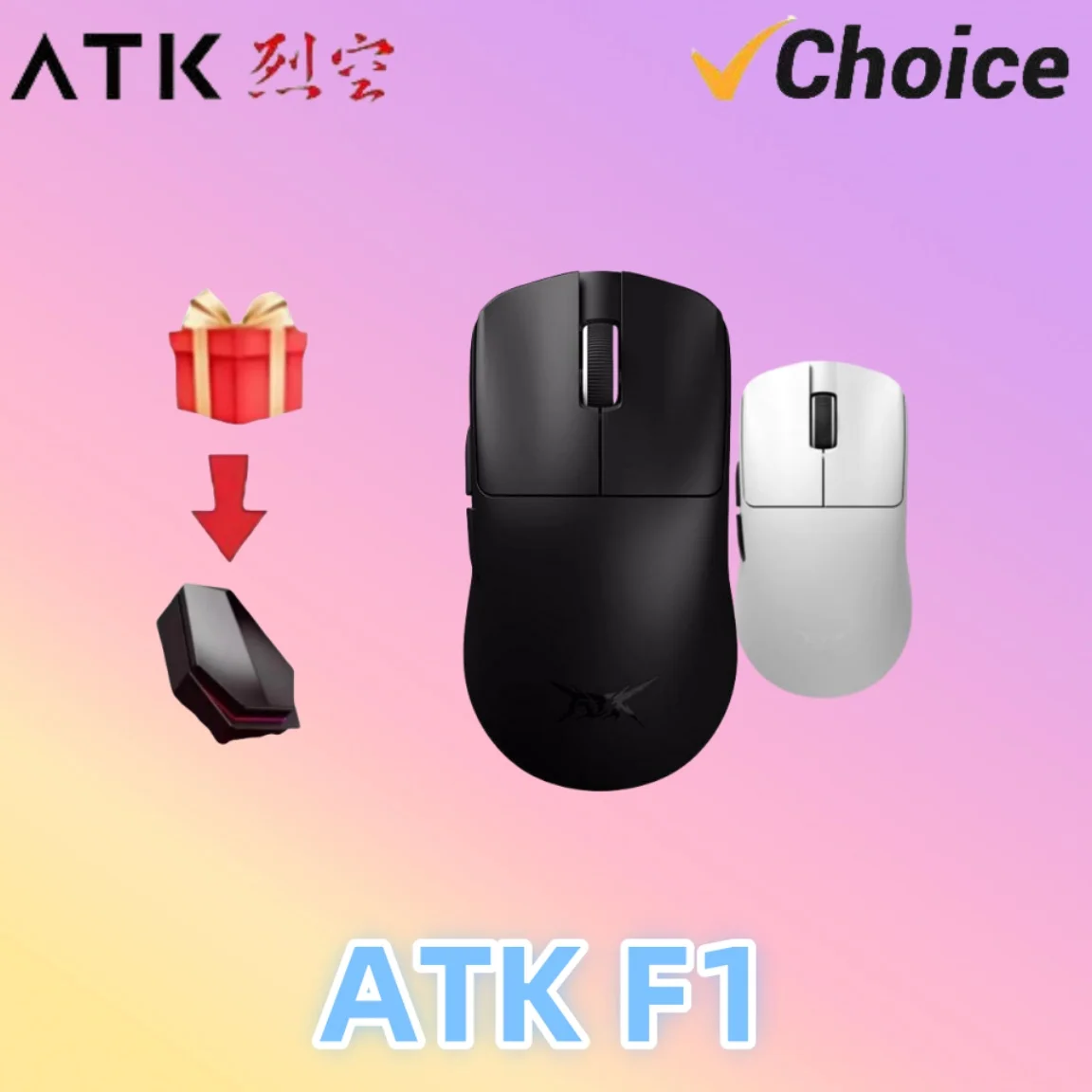 

Vgn Atk Liekong F1 Pro Mouse Wireless Dual Mode Paw3950 Lightweight 8k Gaming Customized Mouse For Keyboard Computer Desktop