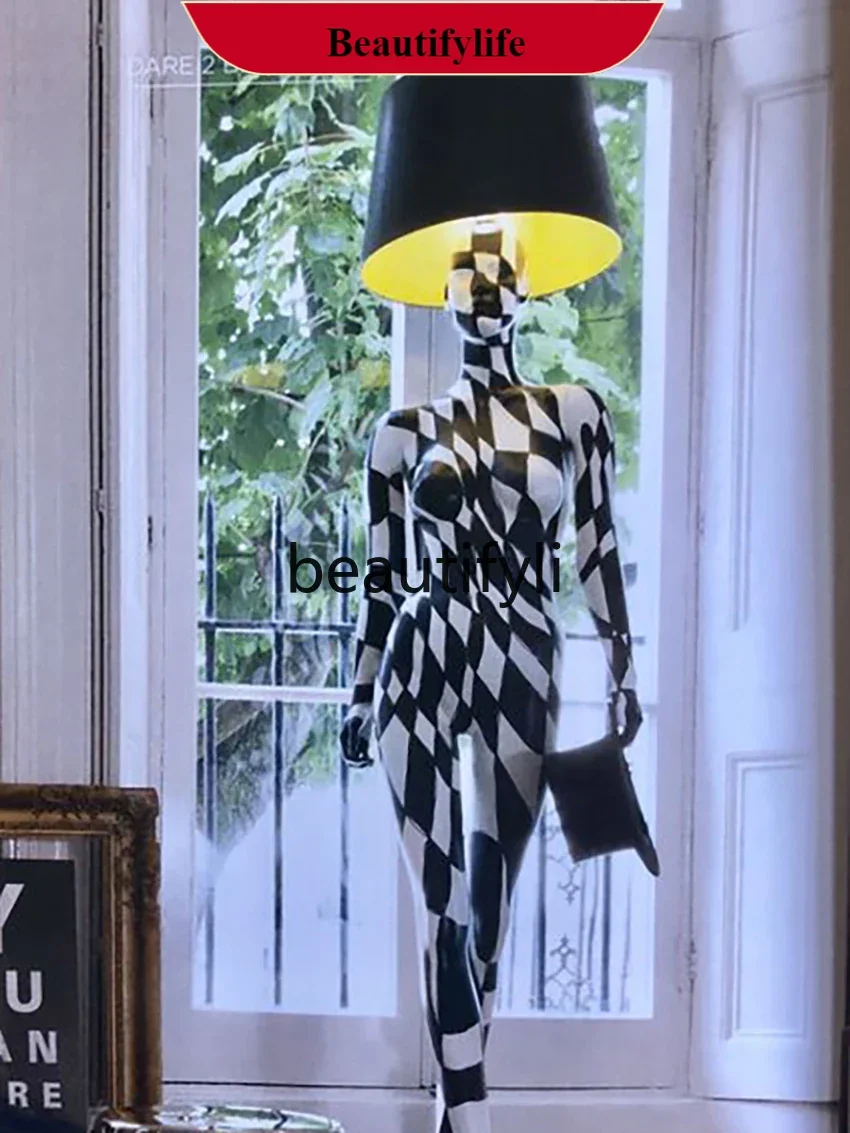 

F132 Modern Abstract Sculpture Hotel Sales Office Living Room Floor Art Decorative Sculpture Ornament