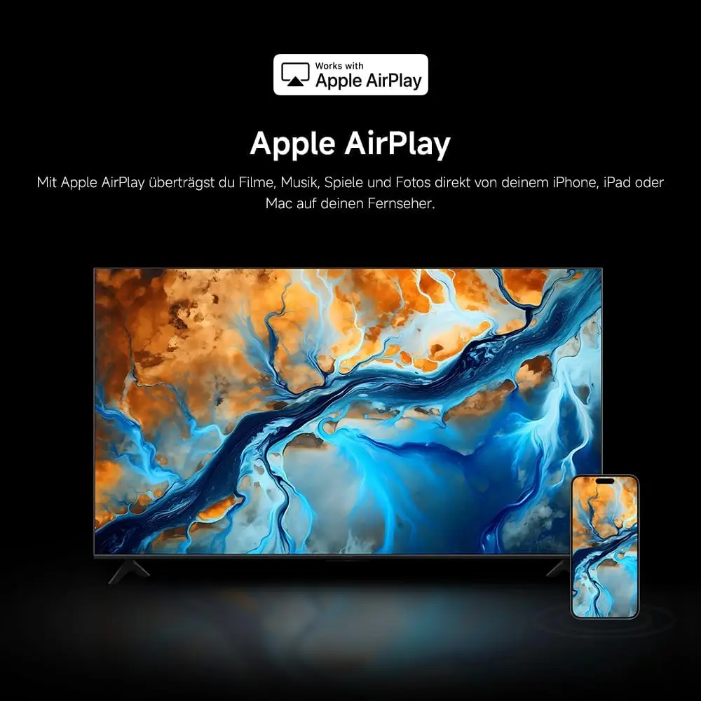 XIAOMI S MINI 55 144 هرتز QD-Mini LED Dolby Vision ® الذكاء، دولبي أتموس ® جوجل تلفزيون