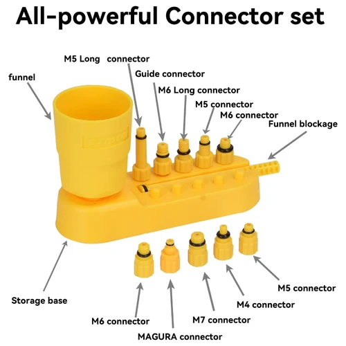 Imagen 2 del producto 1-3 uds 60Ml aceite Mineral y Kit de purga de frenos de bicicleta para frenos de disco hidráulicos Magura, para frenos de bicicleta de carretera Magura MTB Kit de purga