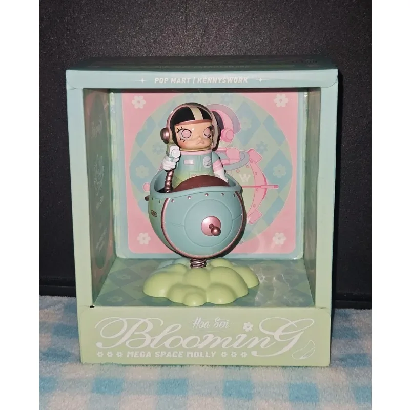 100%POPMART MEGA SPACE MOLLY 100% Blooming Series - Peony Figurine