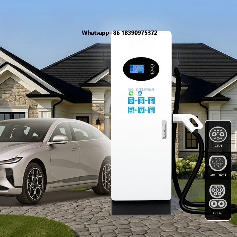 Robust 40kW Outdoor DC Fast Charger IP54-New Condition for Truck Stops and Urban Installations-EV Charging Pile