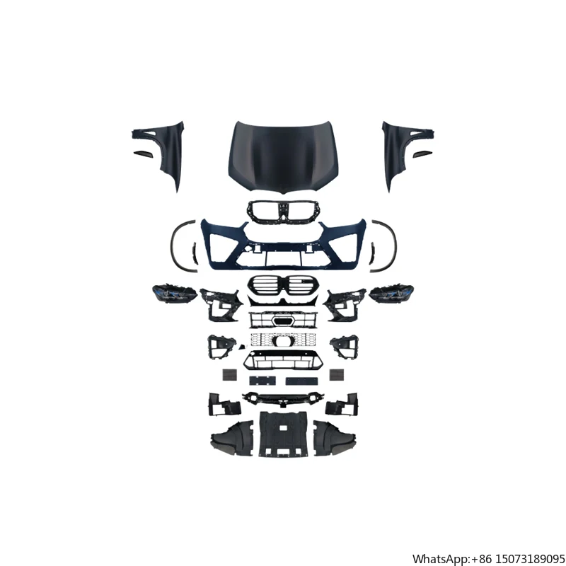 

Tegrray F15-(14-18) Upgrade to X5M-(2023+) Front and Rear Bumpers Hood Headlights Spoiler & Body Kit Assembly for 2008-2013