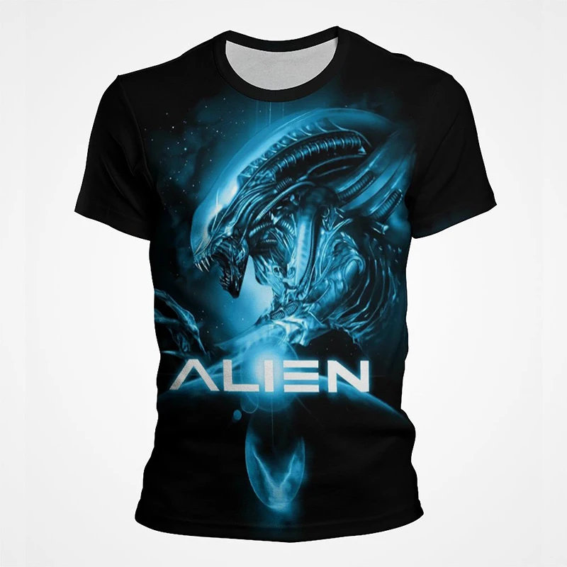 

Summer New Alien 3D Print T-Shirts Streetwear kids Casual Fashion Oversized O-Neck T Shirt Kids Boys Girls Tees Tops Clothing