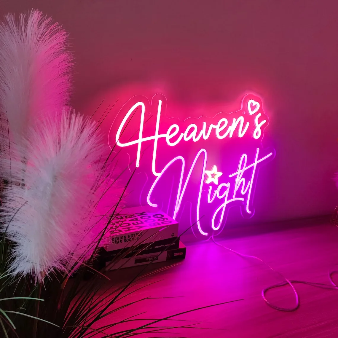 Heavens Night Neon Sign Heavens Night Lamp Gaming Room Home Wall Decor Bar Club Art Neon