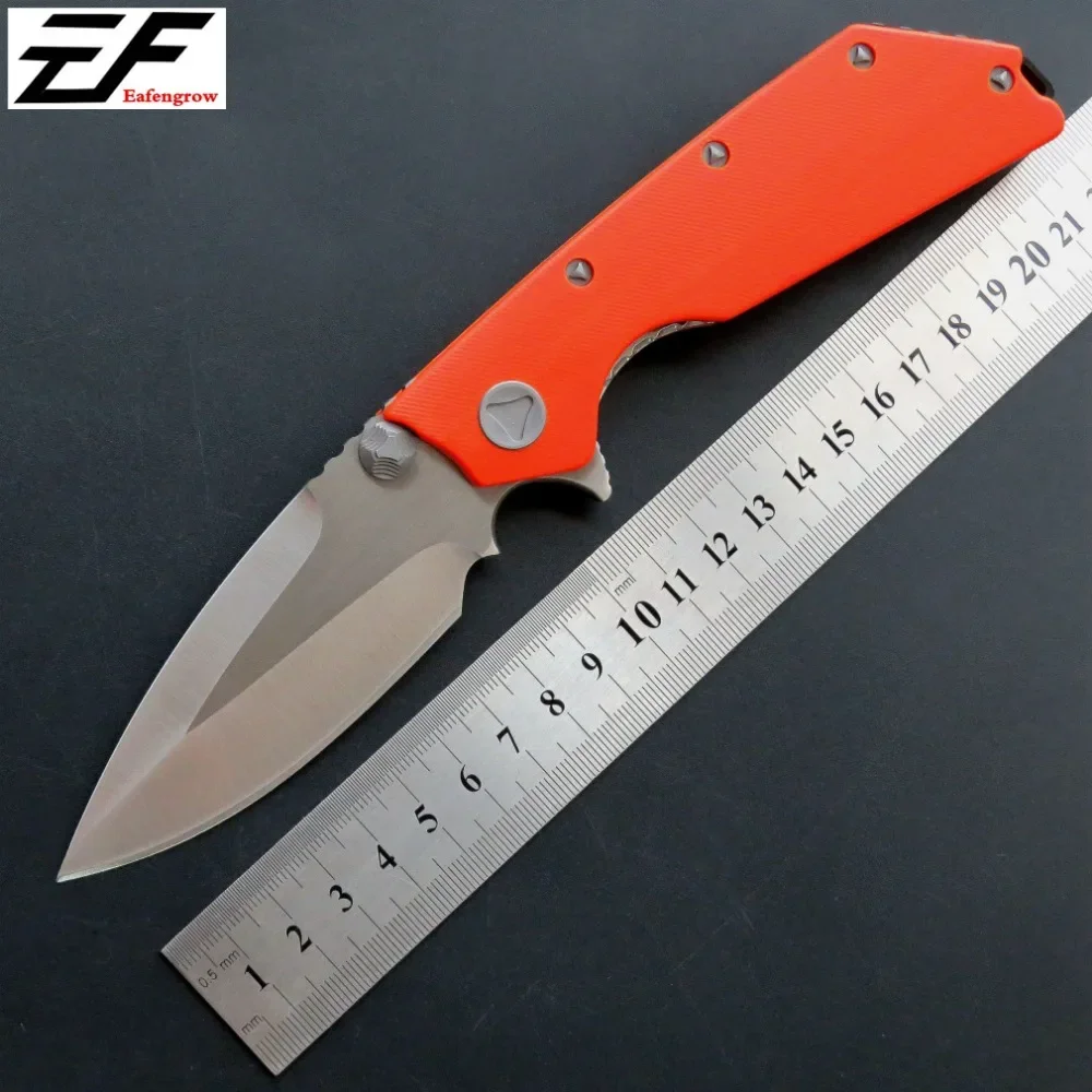 NEW Eafengrow EF335 Folding Camping Knives D2 Steel Blade G10 Handle Hot Outdoor Knife EDC Hand Tool