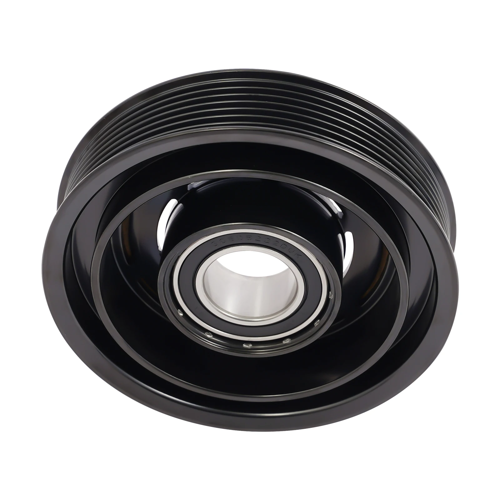 ชุดคลัตช์คอมเพรสเซอร์แอร์ สีดำ, 10S17E คลัตช์คอมเพรสเซอร์แอร์ 7PK สำหรับรถดอดจ์ แรม 1500/2500 ปี 2003-2008 เครื่องยนต์ 8 สูบ 5.7 ลิตร