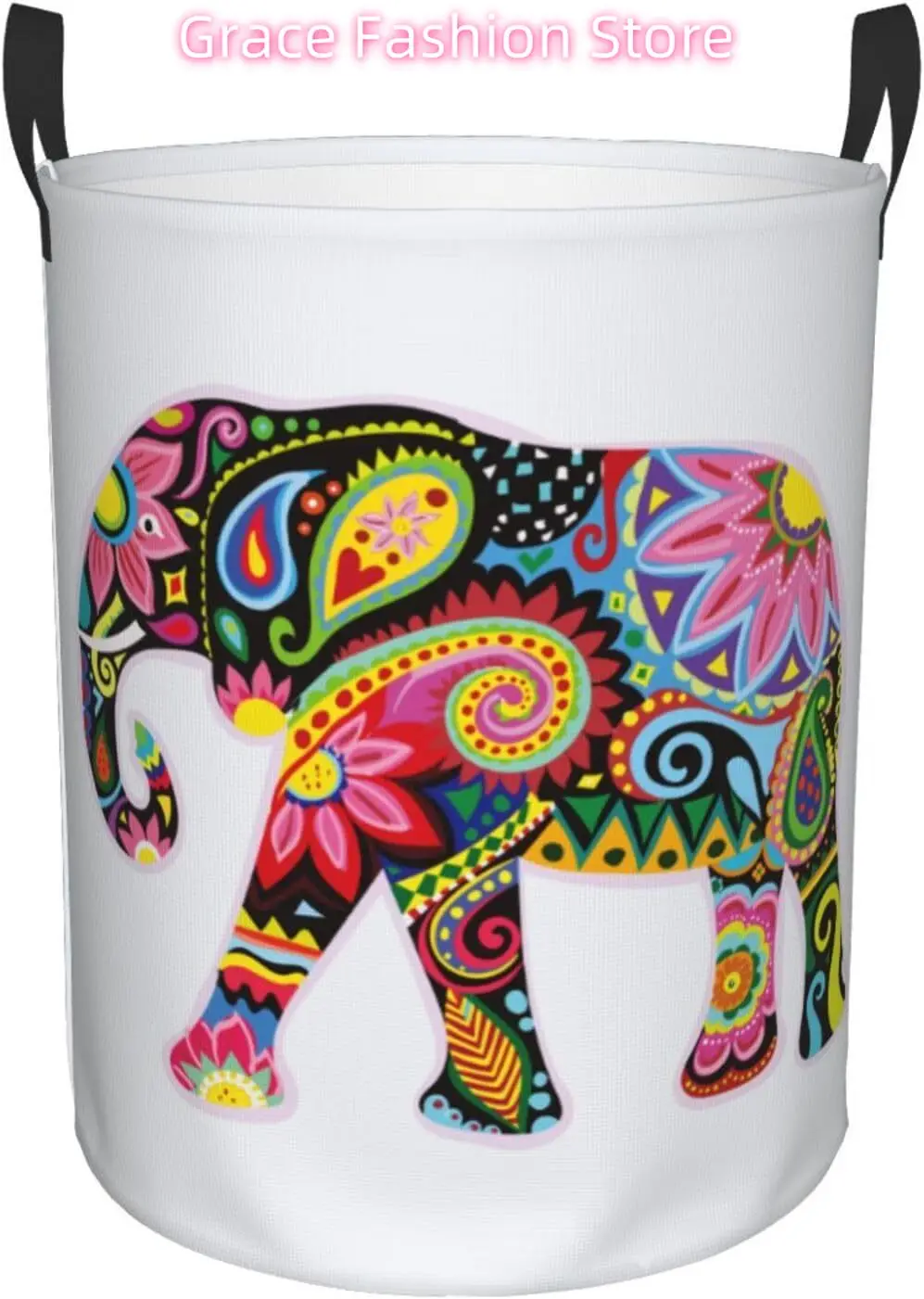

Laundry Basket Elephant Collapsible Laundry Baskets Lightweight Waterproof Clothes Basket Kitchen Living Room Bathroom Laundry H