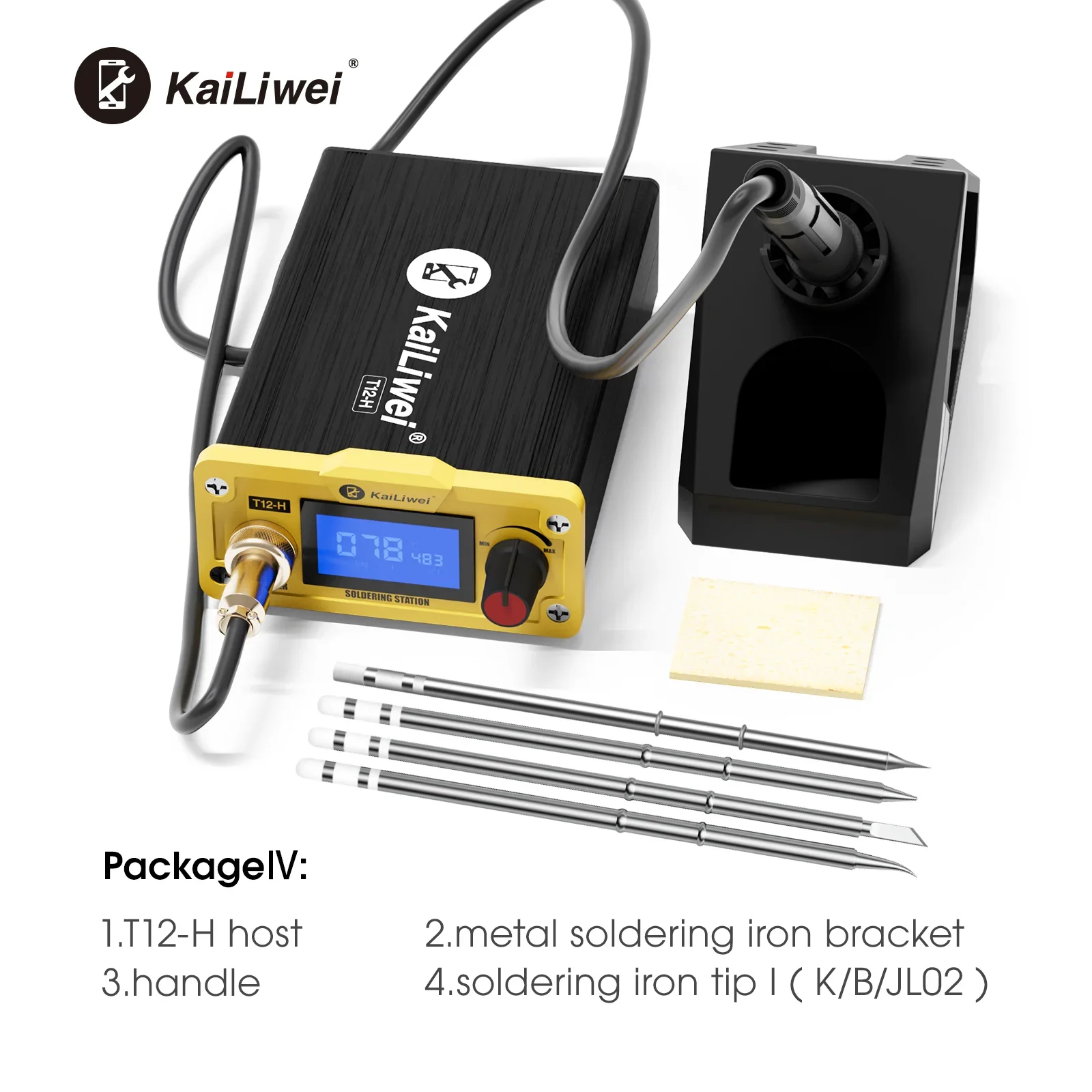 Kailiwei T12 STM32 Digital Soldering Station Fast Hot Electronic Soldering Iron OLED PCB Phone Board Welding Repair Tool