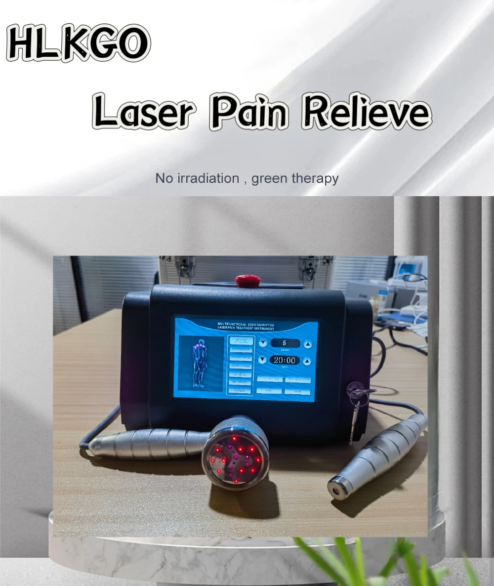 

Устройство холодной лазерной терапии высокой мощности 1055 МВт 808 нм 650 нм LLLT для облегчения боли глубоких тканей, заживления ран, портативный