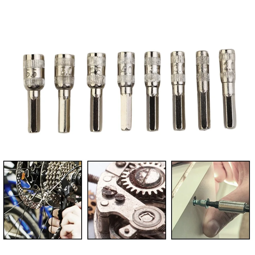 10 sztuk PH2 2.5mm-5.5mm końcówki wkrętakowe z trzpieniem sześciokątnym śrubokręt do nakrętek DIY dokręcający śruba do narzędzia do naprawy klucz narzędzie