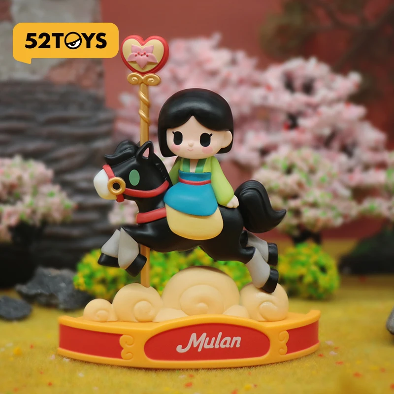 【متوفر】 52 لعبة سلسلة الأميرة صندوق أعمى دائري صندوق غامض لعبة ديكور سطح المكتب هدية عيد هدية للأصدقاء جمع #4