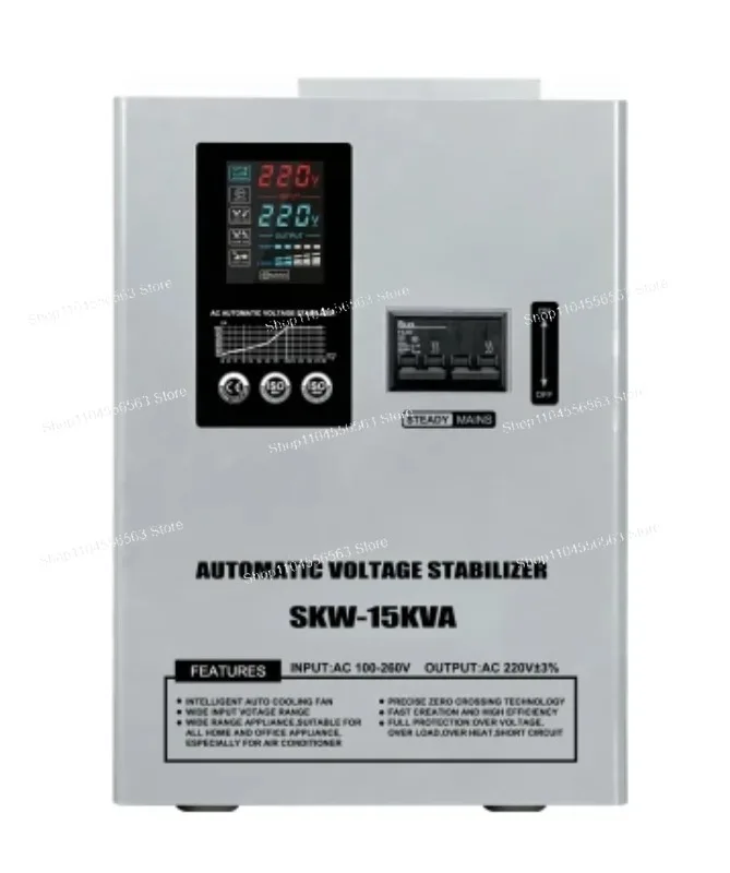 1PC 15KVA Voltage Stabilizer Automatic AC Regulator 15000VA 220V/380V Servo Type for Home Appliance Industrial Use