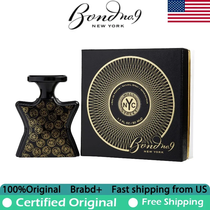 

Bond No.9 Wall Street Eau de Parfum Spray 100 ML Lasting Aromatic Aquatic Cologne Unisex 3.4 Ounce Premium Pheromones Perfumes