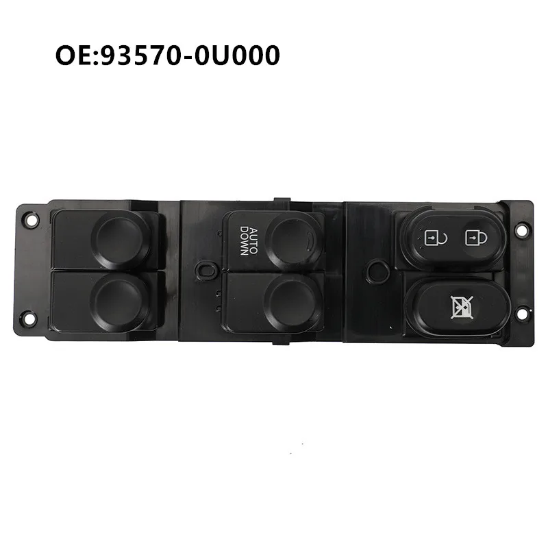 

Master Power Window Lifter Control Switch for Hyundai Verna Left Front Electric Door Window Regulator Button Switch 93570-0U000