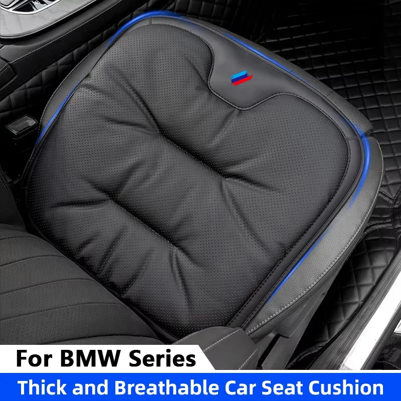 Luxury Car Seat Cushion For BMW X1 X3 X5 X6 X7 F15 F16 E53 E70 E39 F10 F30 G30 G20 G11 G01 G02 G05 Leather Car Seat Protector