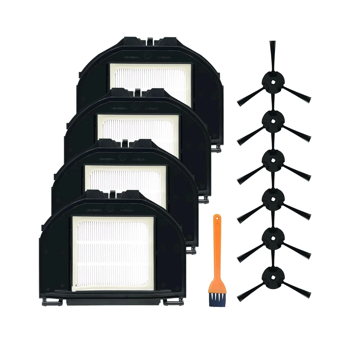 Вакуумные фильтры Hepa, боковая щетка для RV2310/RV2310, моющаяся запасная часть робота-HIM