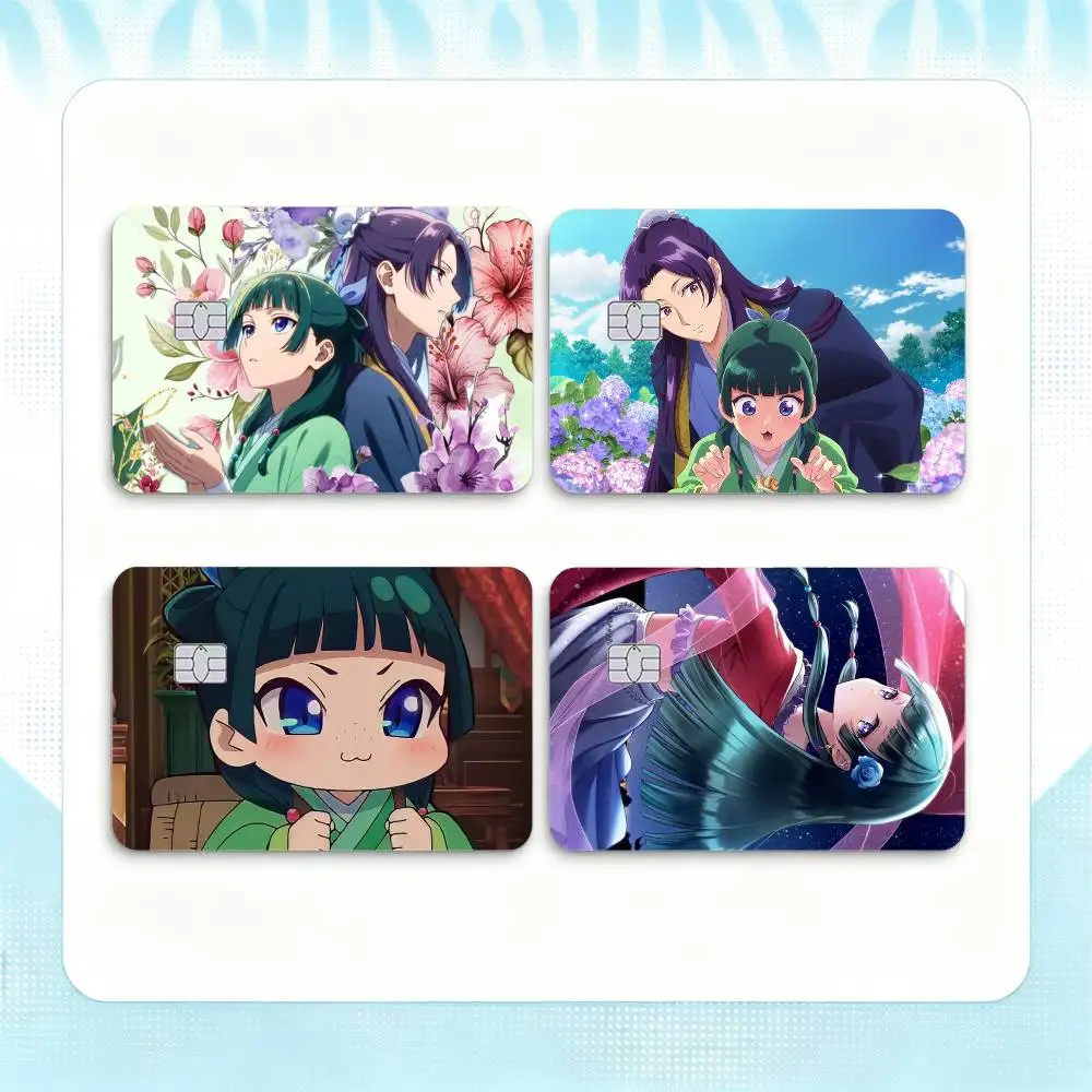 The Apothecary Diaries  Credit Card HD Stickers Game Card Decal Small Chip Waterproof Sticker Gift